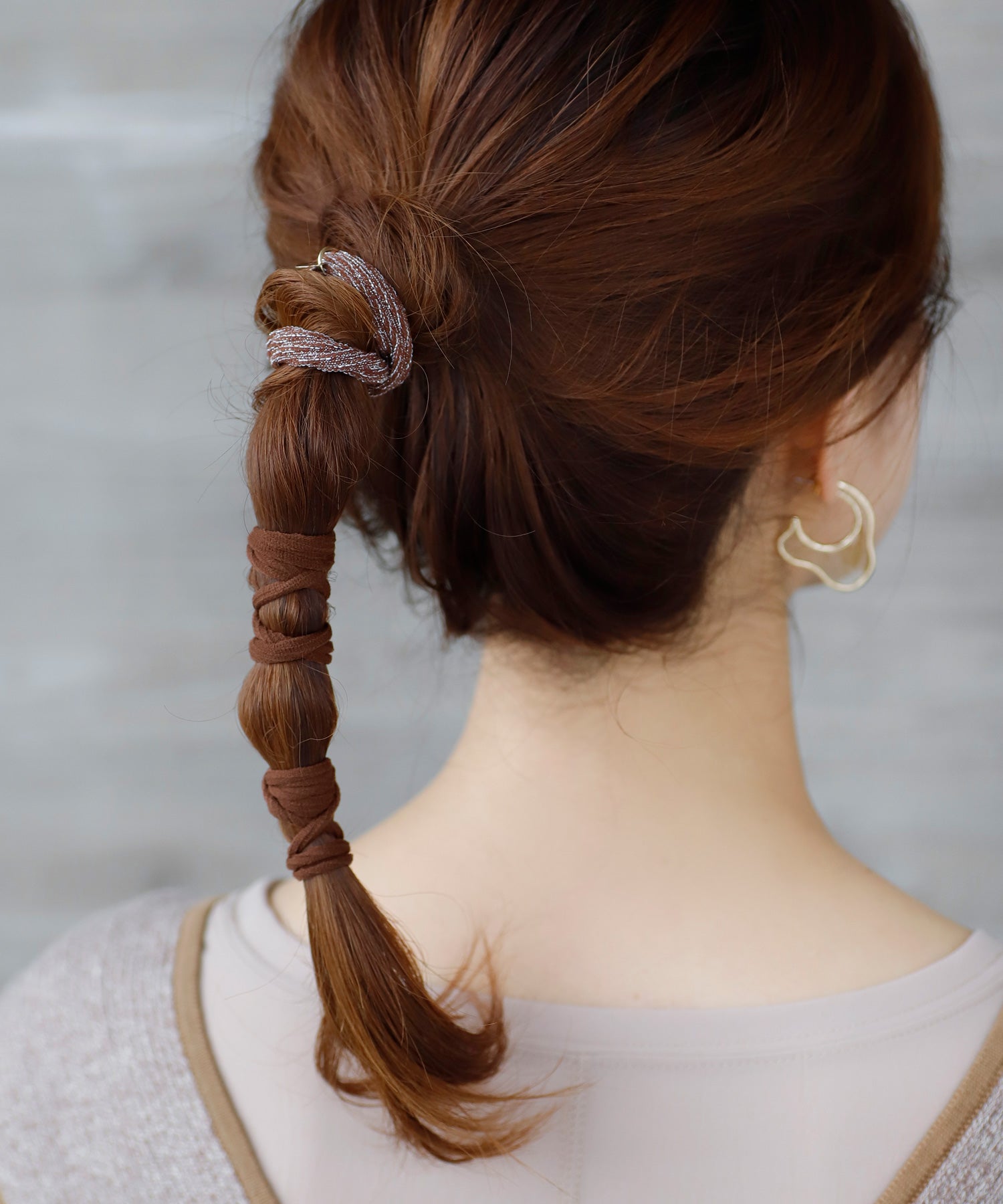 ANEMONE】ソフトカラー×ラメヘアゴム[3本セット]｜SANPO ONLINE