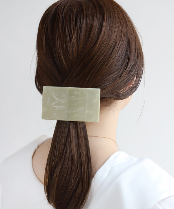 マーブルビッグスクエアバレッタ