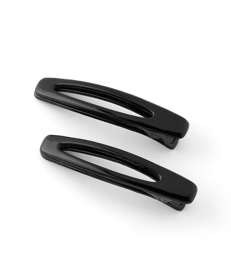Chic color hair clips (set of 2)