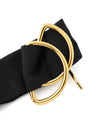 Belt-style ribbon ponytail hook [glitter]