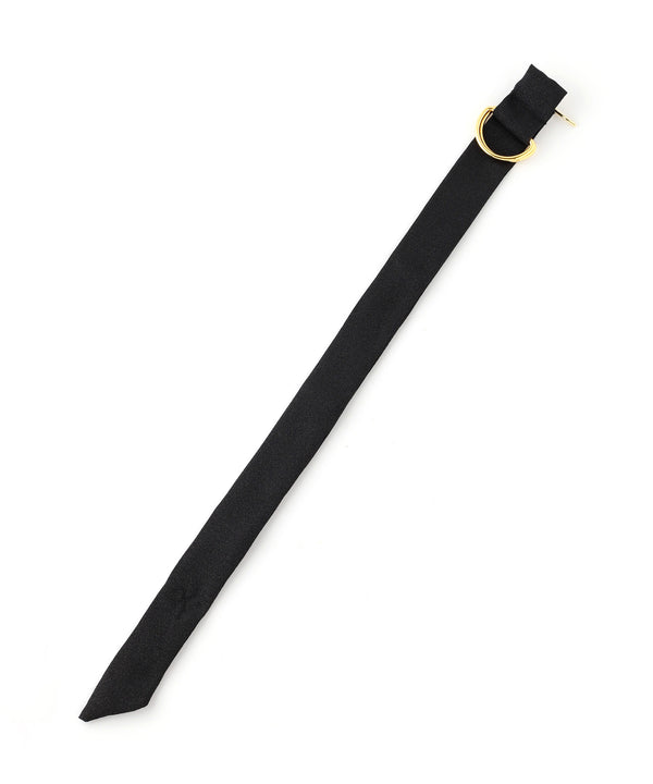 Belt-style ribbon ponytail hook [glitter]