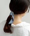 Belt-style ribbon ponytail hook [glitter]