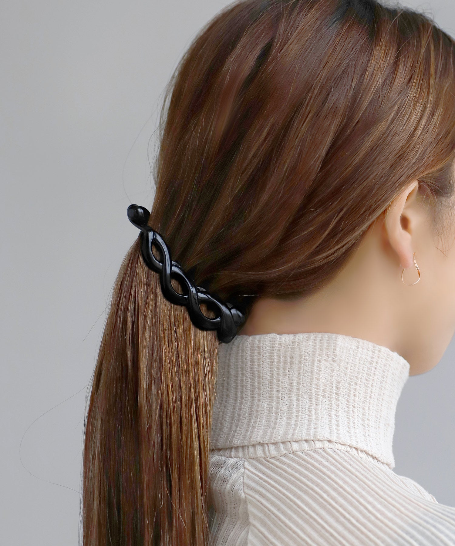 ANEMONE】シックカラーウェーブラインバナナクリップ｜SANPO ONLINE