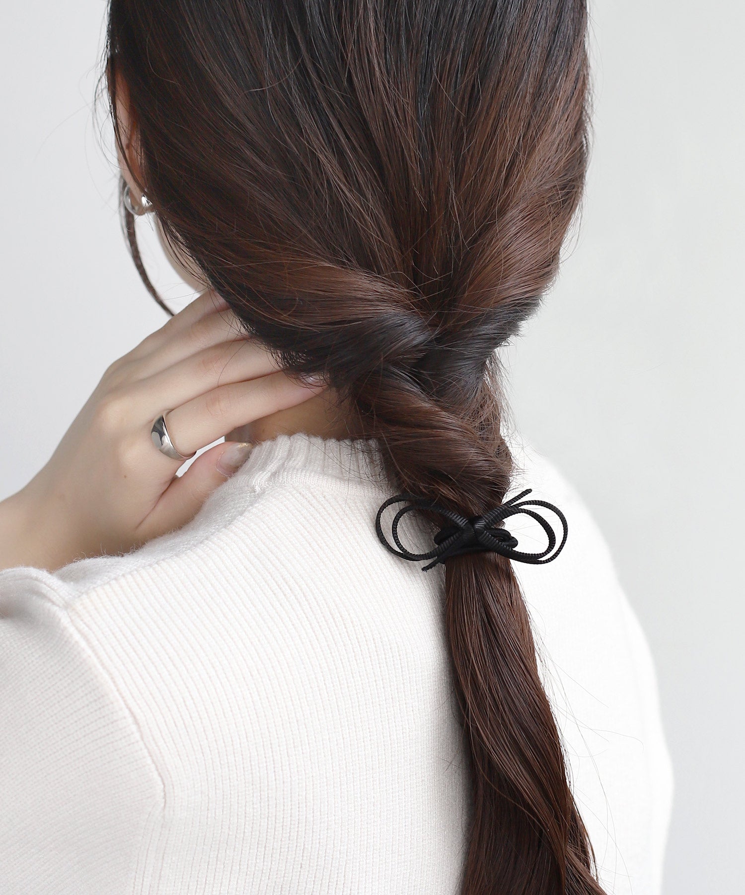 ANEMONE】グログランリボンヘアゴム｜SANPO ONLINE(サンポーオンライン)