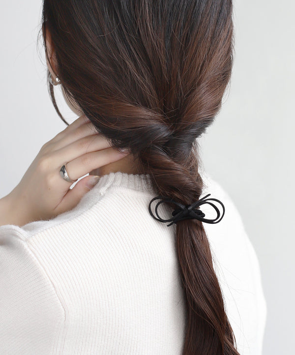 グログランリボンヘアゴム