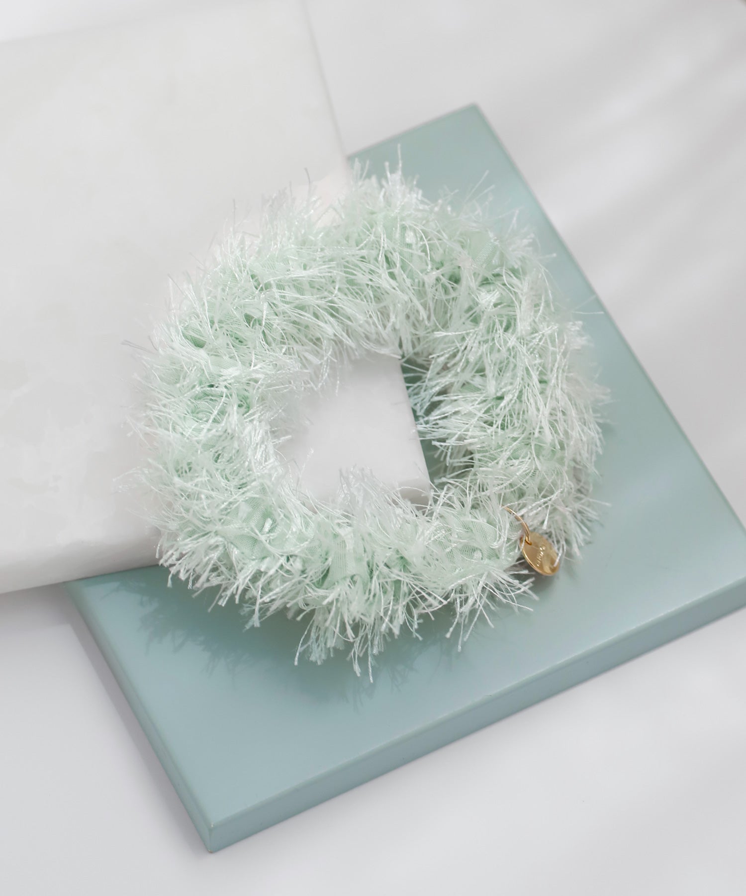 ANEMONE】シャギーカラーシュシュ｜アネモネ・シエナロゼ・ミミサン