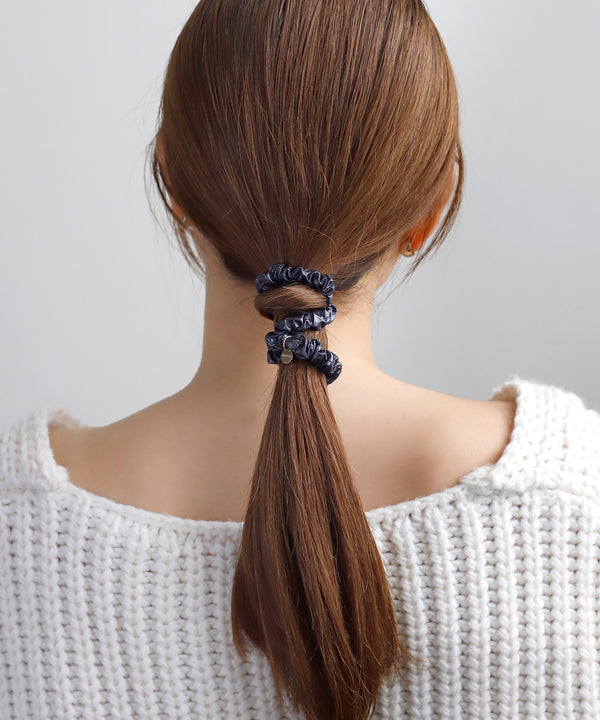 Metallic Slim Scrunchie