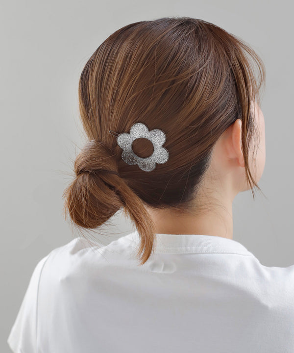 フラワーヘアピン