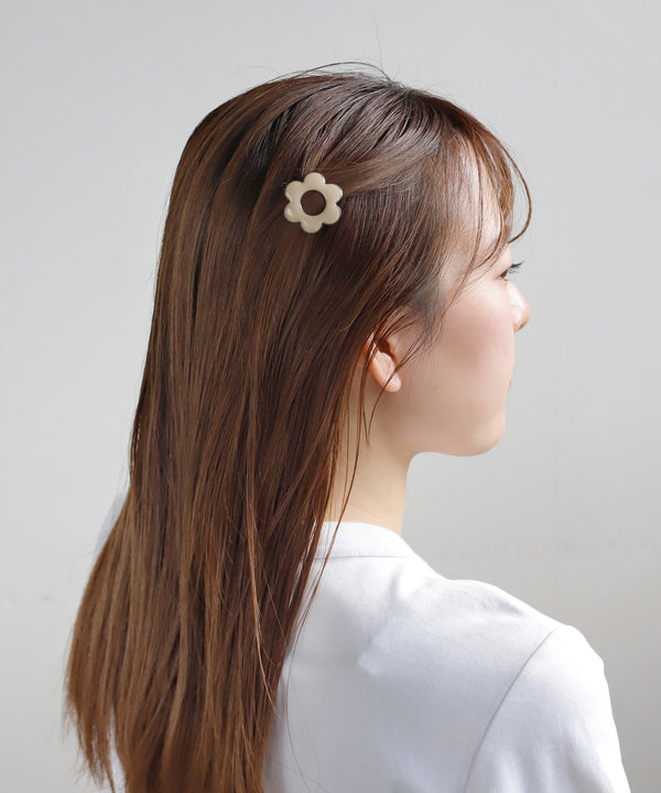 フラワーミニヘアピン