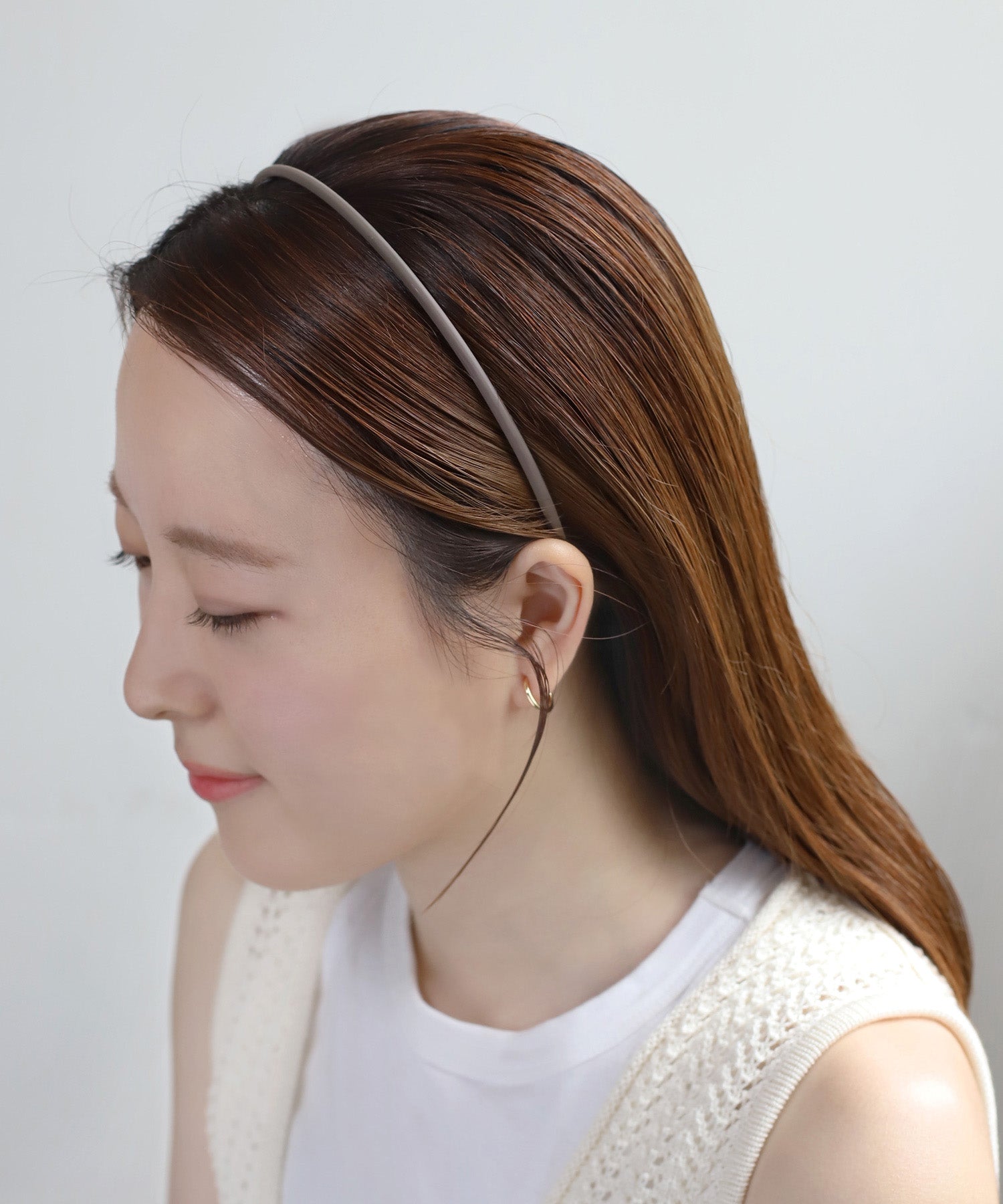 ANEMONE】マットカラースリムカチューシャ｜アネモネ・シエナロゼ