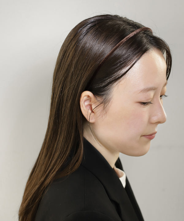 ベロアスリムカチューシャ