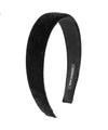 Lame velour wide headband