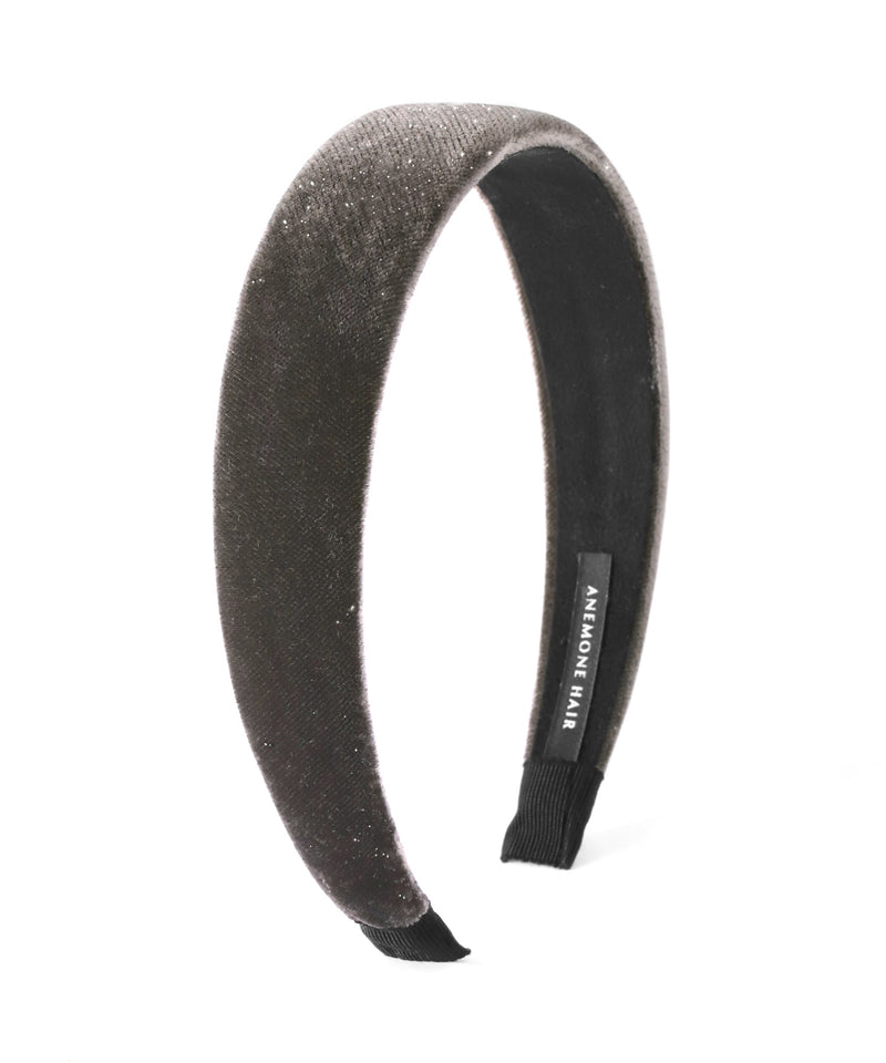 Lame velour wide headband