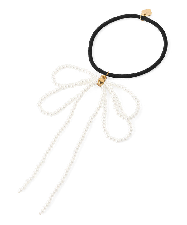 パールリボンヘアゴム