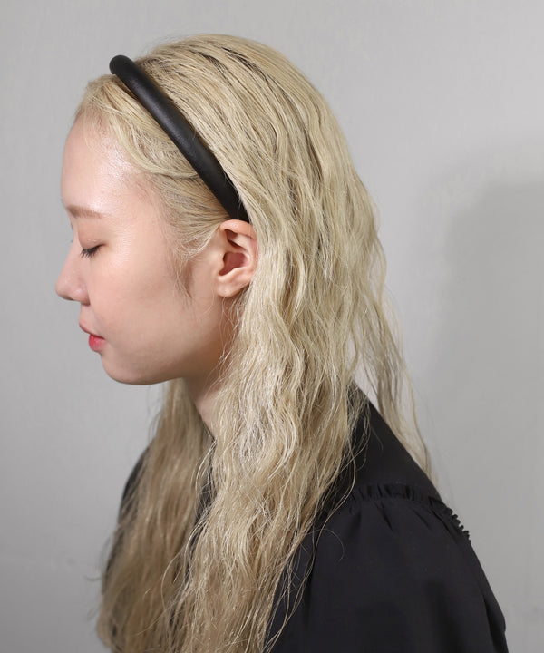 Leather-like headband