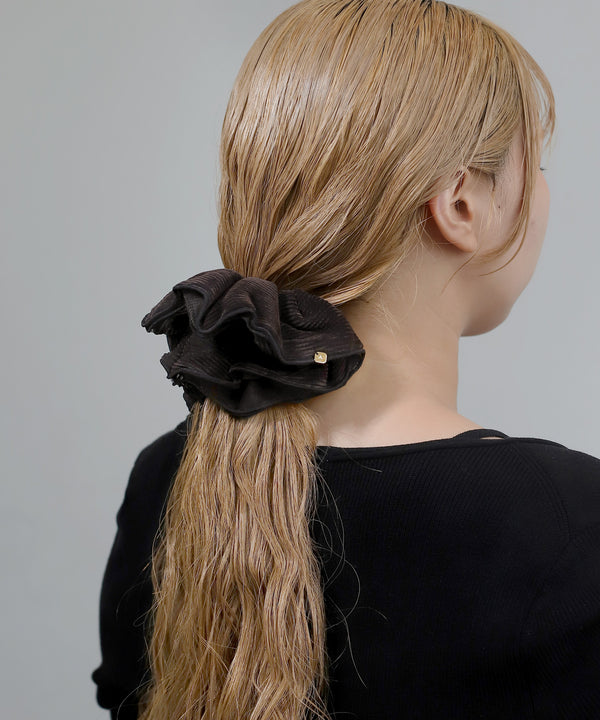 Ribbed Velour x Sheer Frill Hair Claw