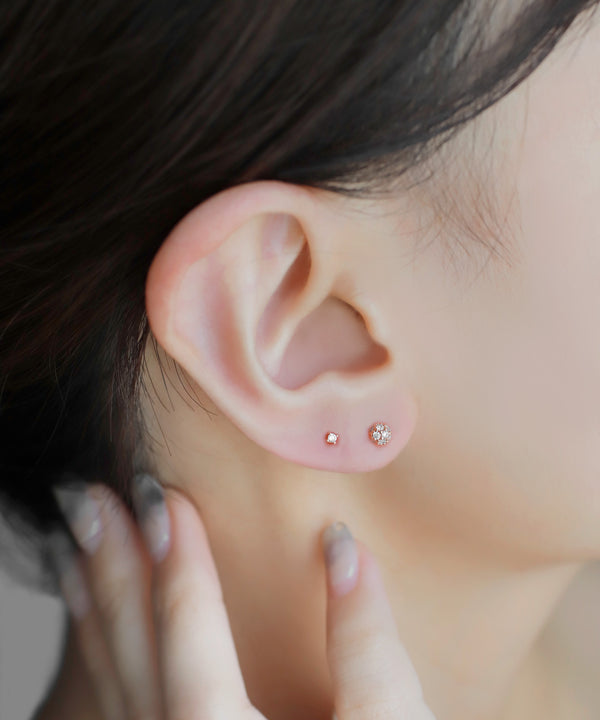 ビジュー×パールセットピアス［3ペアセット］