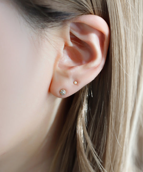 ビジュー×パールセットピアス［3ペアセット］