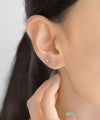 ビジュー×パールピアス[3ペアセット]