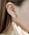 ビジュー×パールピアス[3ペアセット]