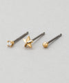 Star x Bijou Earrings [Set of 3 Pairs]