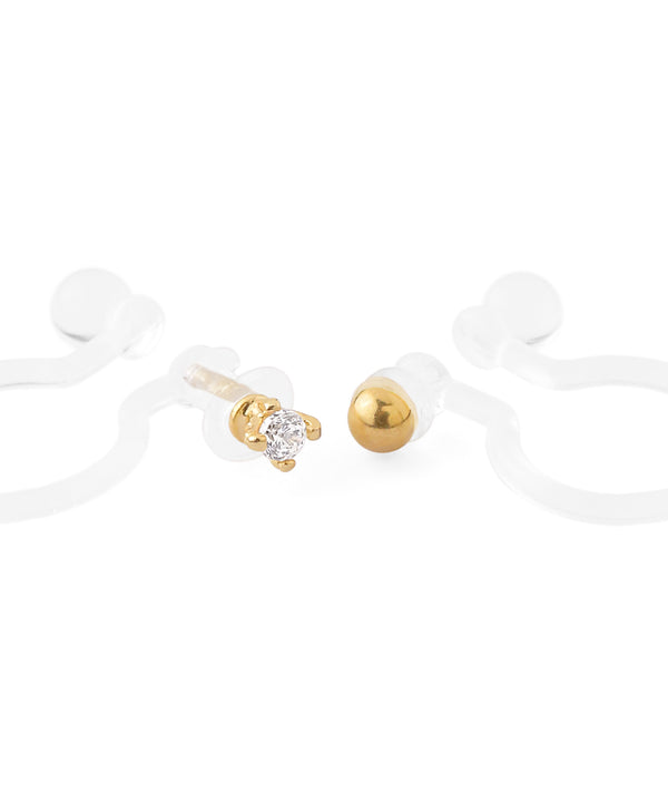 ビジューハートイヤリング[3ペアセット]