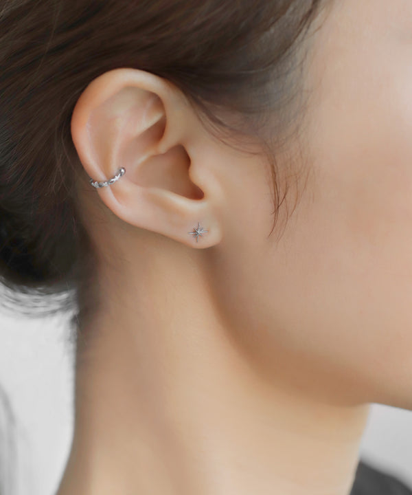 スター×ビジューピアス[2ペアセット]