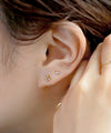 ビジュー×パールフラワーセットピアス[3ペアセット]