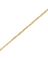 Stranded pearl chain necklace