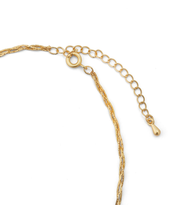 Stranded pearl chain necklace