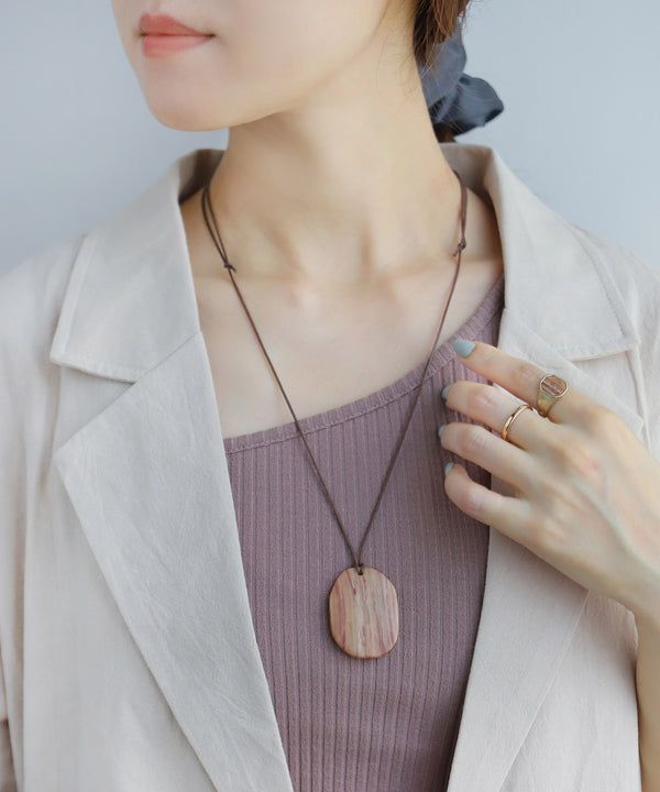 Marble Stone Necklace