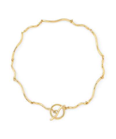 Wave Chain Mantel Necklace
