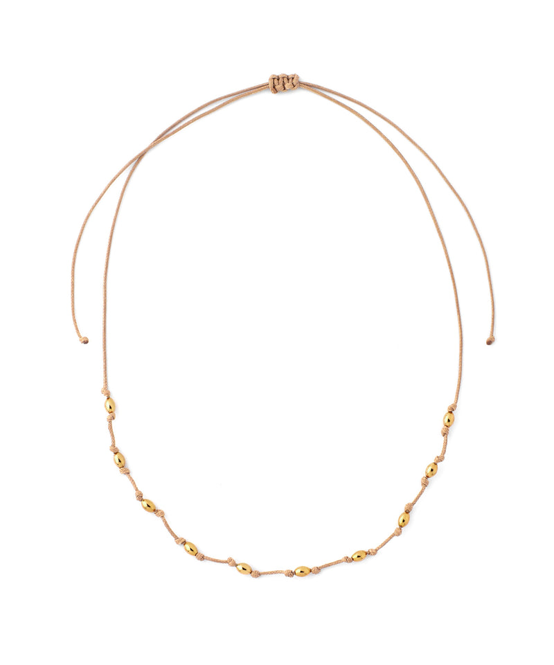 Metal Point Cord Necklace