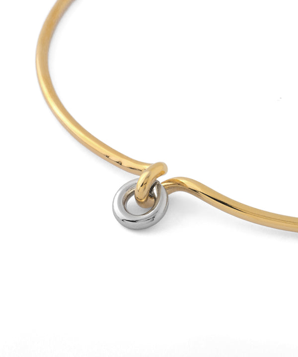 Combination color metal choker