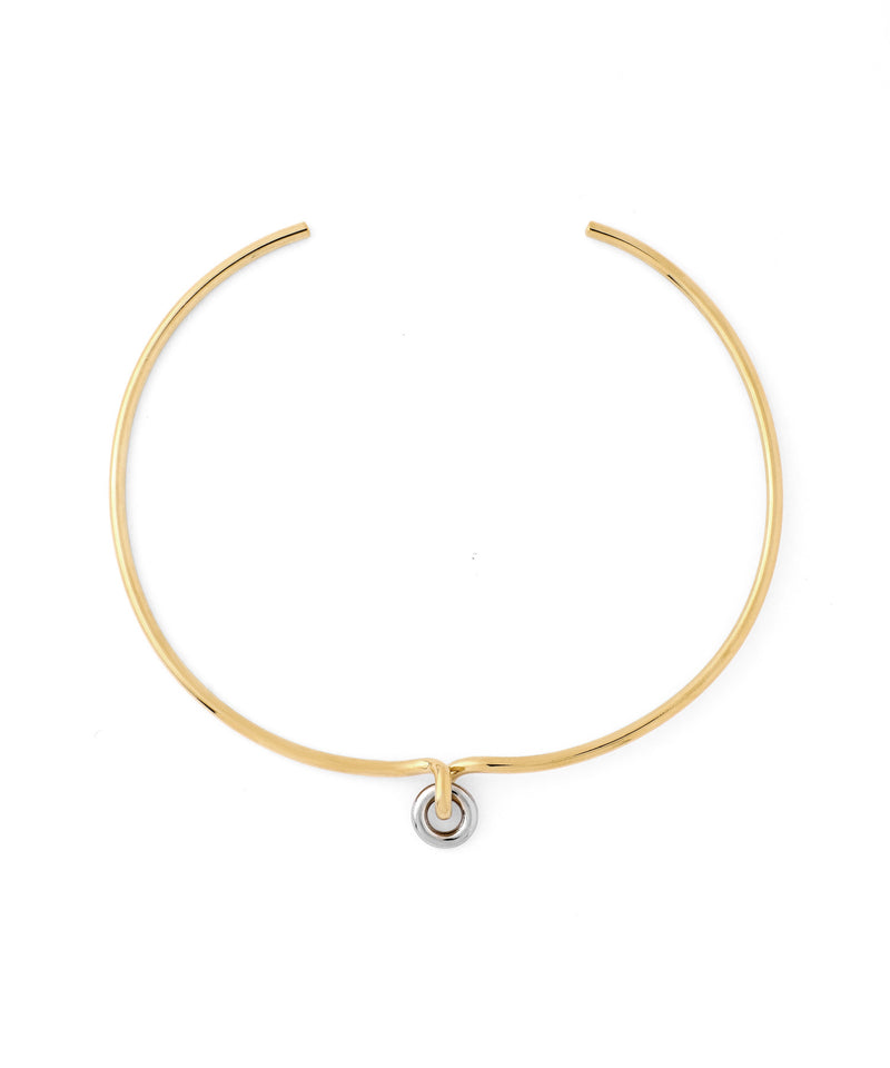 Combination color metal choker