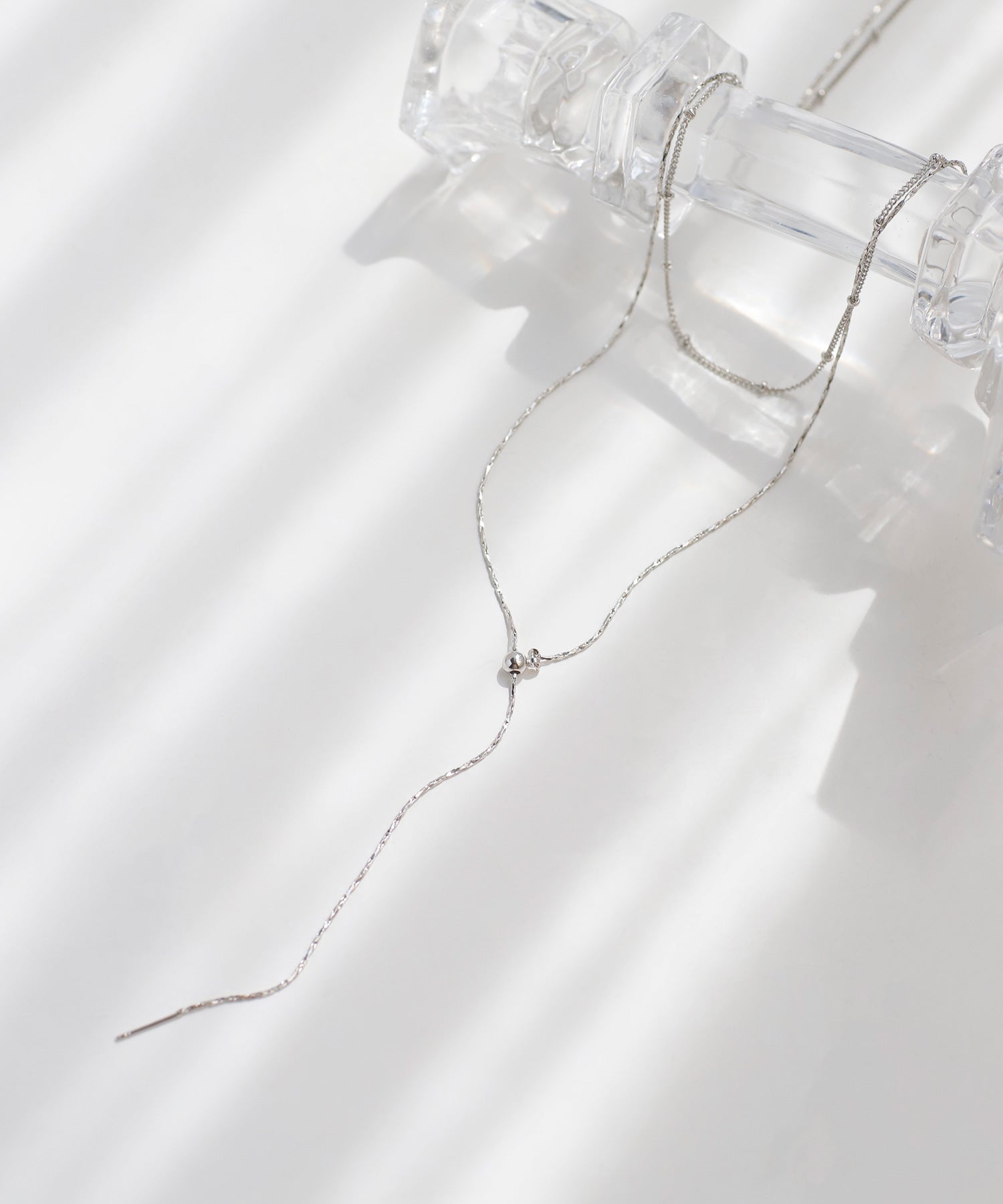 ANEMONE】2連チェーンY字ネックレス｜アネモネ・シエナロゼ・ミミサン