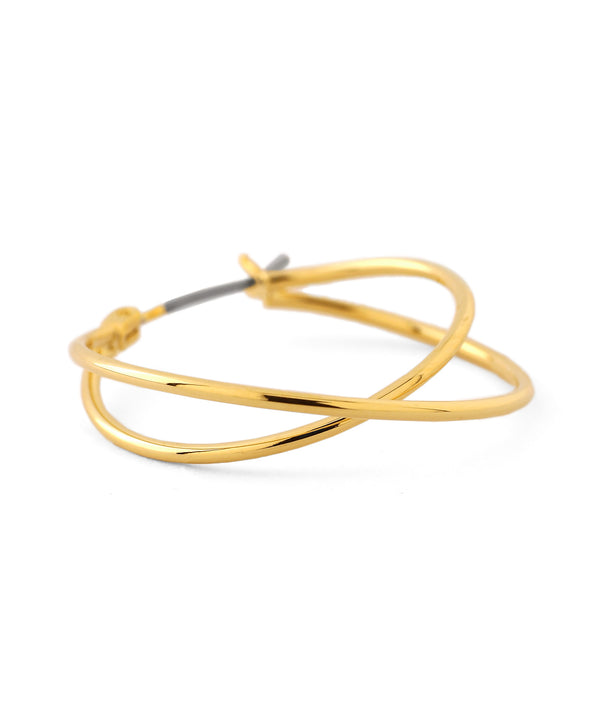 Double Line Hoop Earrings