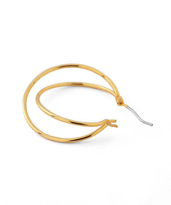 Double Line Hoop Earrings