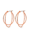 Double Line Hoop Earrings