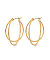 Double Line Hoop Earrings