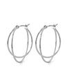 Double Line Hoop Earrings