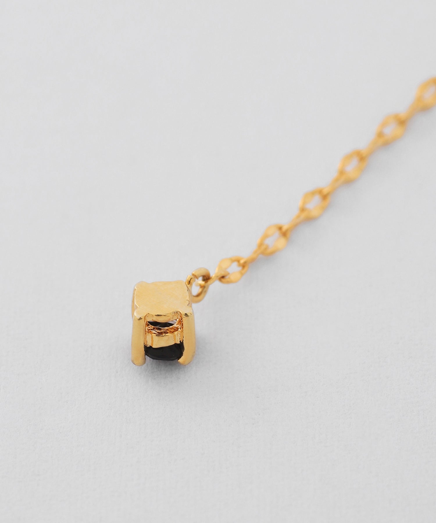 mimi33】ビジュー×バックチェーンイヤーカフ[Ownideal]｜アネモネ