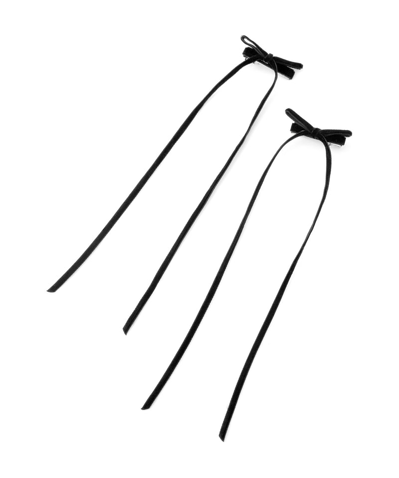 Velour Ribbon Mini Clips (Set of 2)
