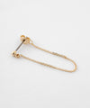 Combination Chain Back-Catch Earrings [Sheerchic]