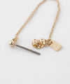 Combination Chain Back-Catch Earrings [Sheerchic]