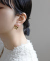 ニュアンススターフープピアス[ステンレス][Ownideal]