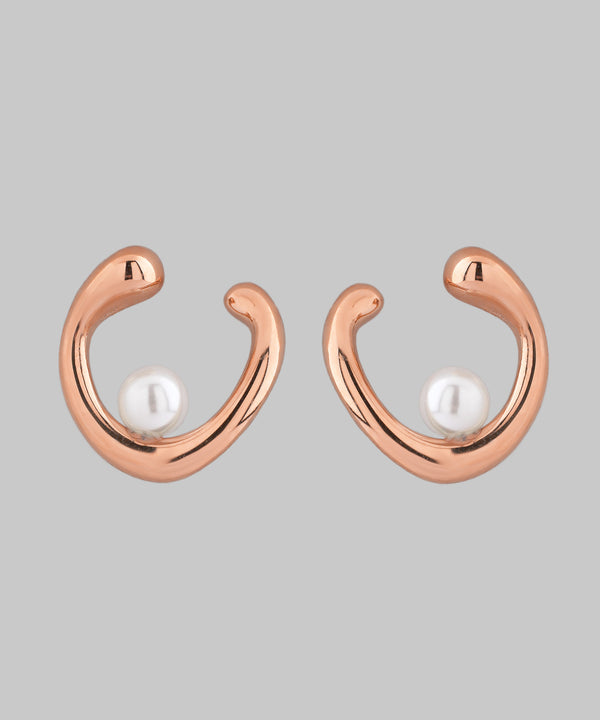 パール×ニュアンスラインピアス[Ownideal]