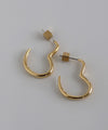 Nuance Metal Earrings [Stainless Steel] [Ownideal]