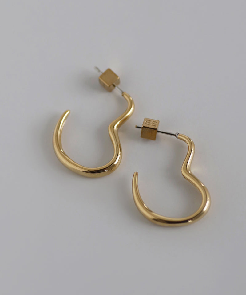 Nuance Metal Earrings [Stainless Steel] [Ownideal]