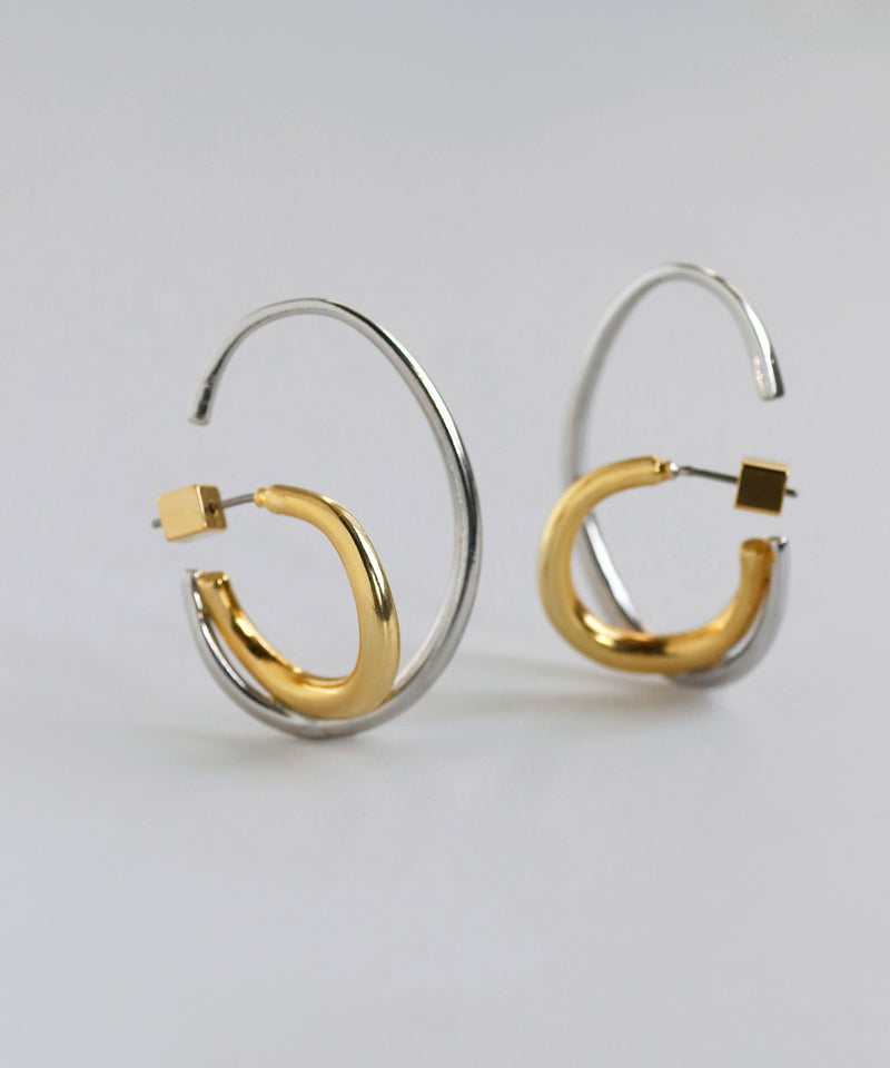 Combination color cuff earrings [Ownideal]
